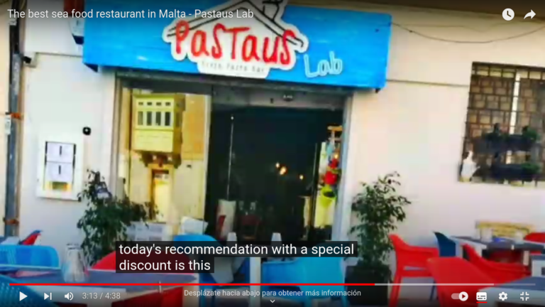 Video – The best seafood restaurant in Malta