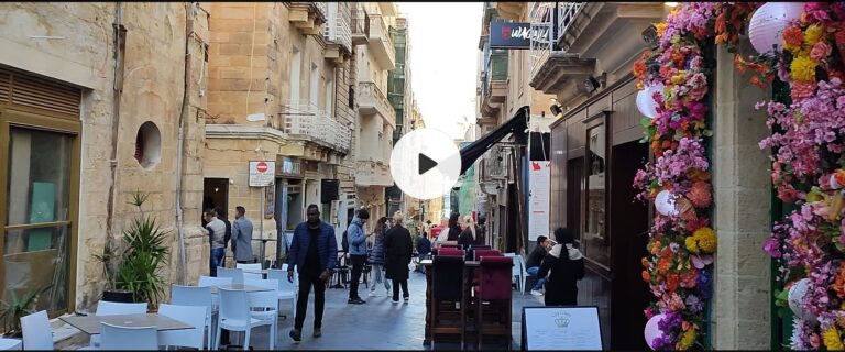 The Best Pasta Street in Valletta